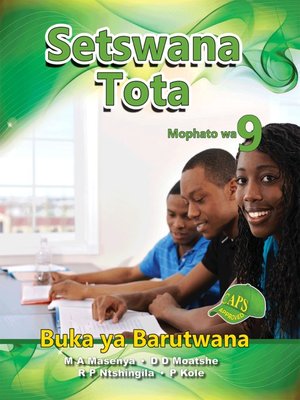 cover image of Setswana Tota Grade 9 Learner's Book